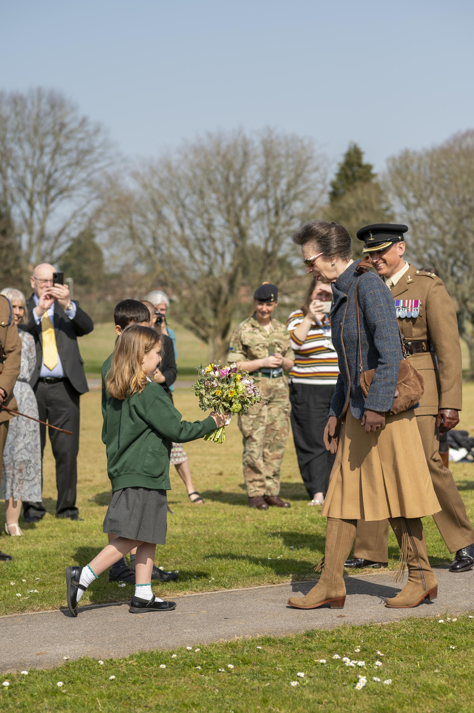 HRH The Princess Royal visits 21 SR